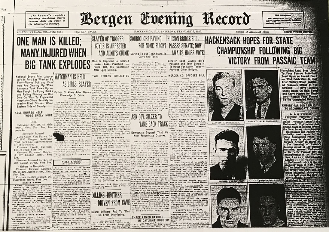 February 7 1925 Headline